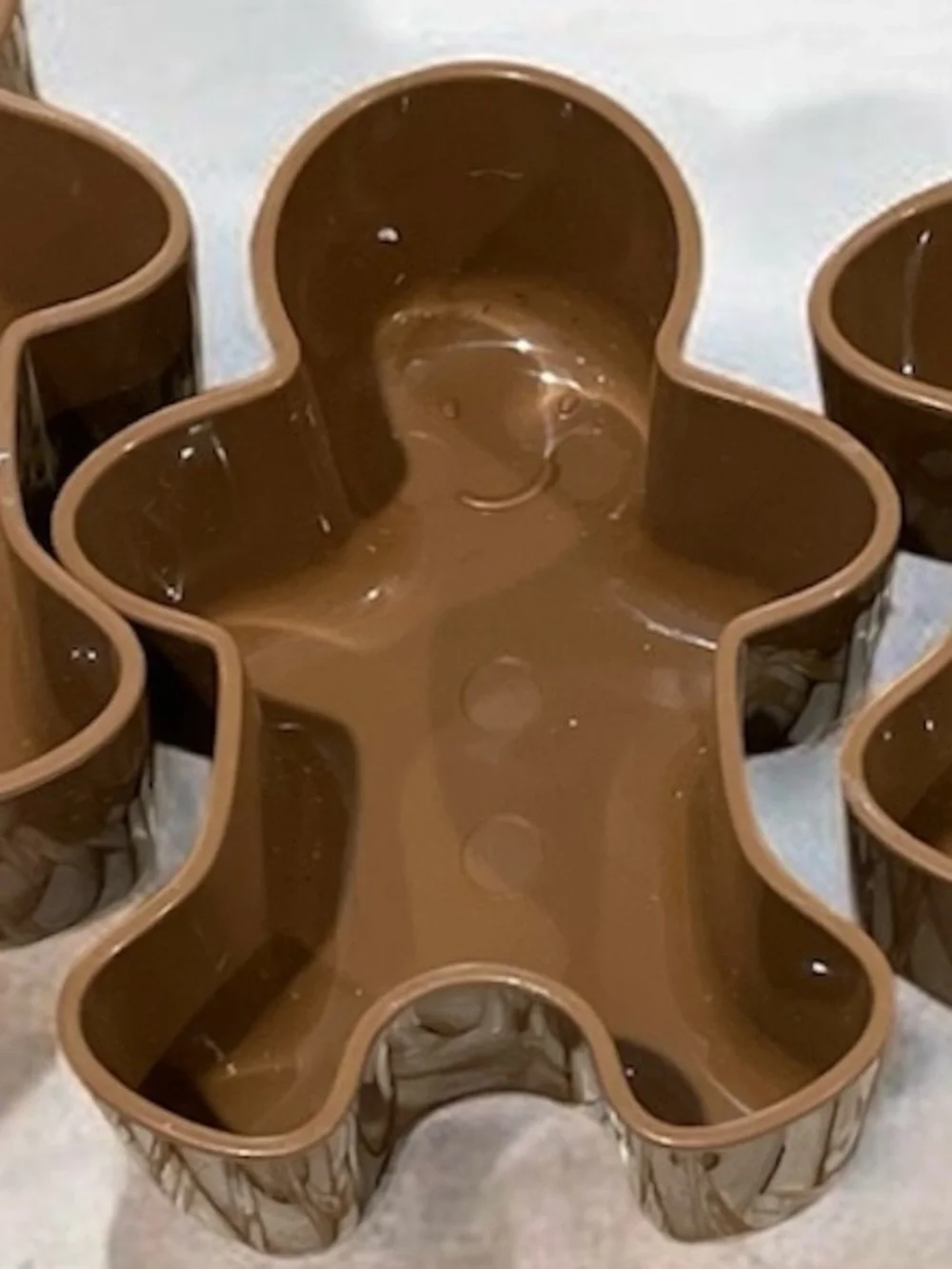 Wondershop - Set of 4 - Gingerbread-Shaped Snack Bowls Holiday